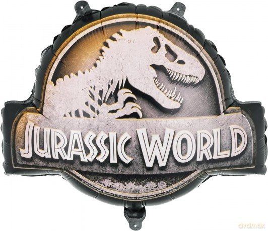 Balon foliowy Logo Jurassic World 45x37cm