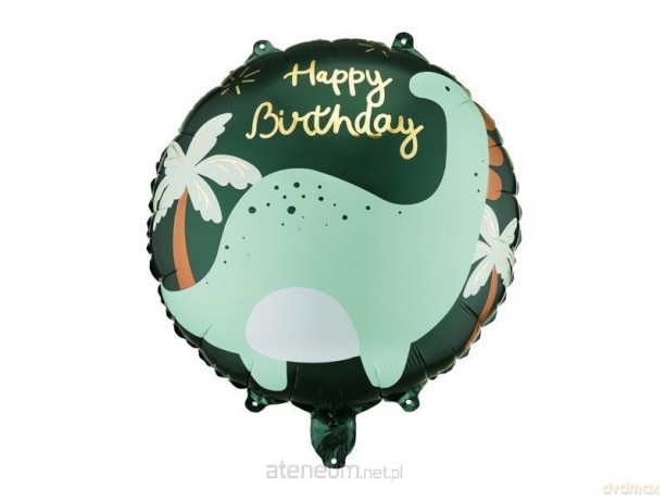 Balon foliowy pastylka Brontozaur 35x35cm