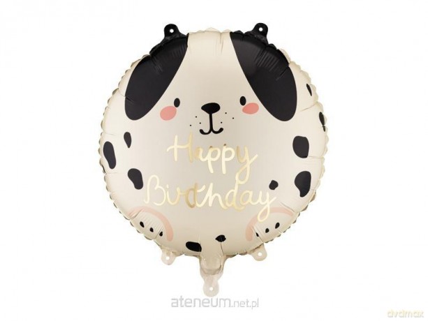 Balon foliowy pastylka Happy Birthday 35x35cm