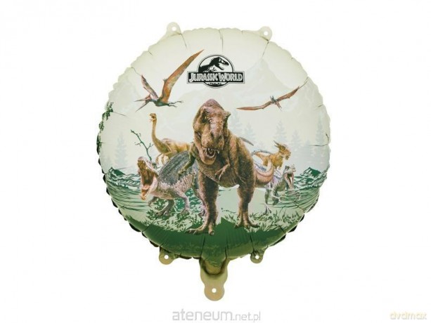 Balon foliowy pastylka Jurassic World 35x35cm