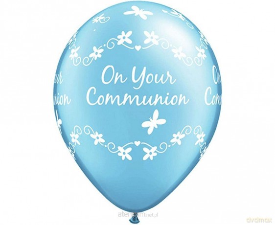 Balon On your communion Komunia 28cm 6szt