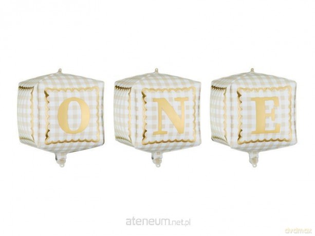 Balony foliowe kostki One 34x36cm