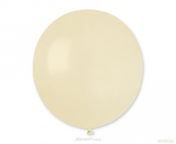 Balony pastel kość słoniowa 48cm 25szt