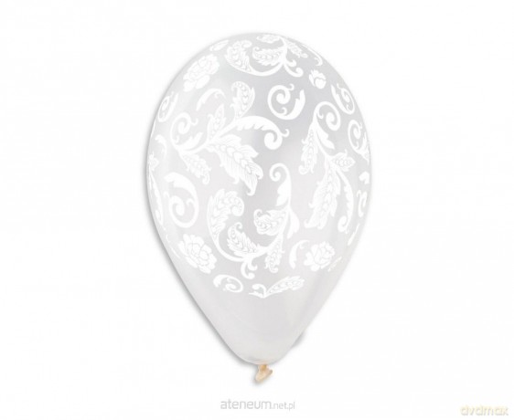Balony pastel premium hel witrażowe transp. 5szt