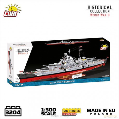 Historical Collection WWII - Battleship Bismarck [KLOCKI]
