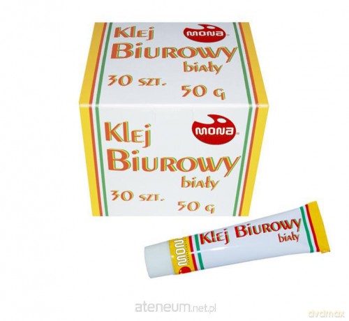 Klej Biurowy biały tubka 50g (30szt)