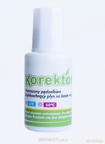Korektor w buteleczce z pędzelkiem 20g (12szt)
