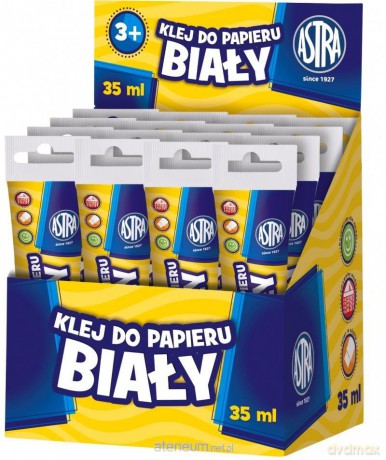 Klej do papieru biały 35ml (16szt)