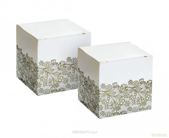 Pudełka papierowe na słodycze 5x5x5cm 6szt