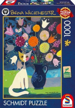 Puzzle Rosina Wachtmeister Biały kot [PUZZLE]