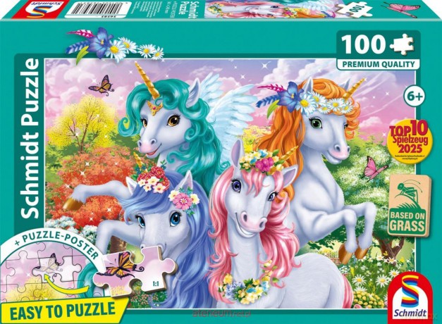 SCHMIDT 100 el. Zdjęcie jednorożców [PUZZLE]