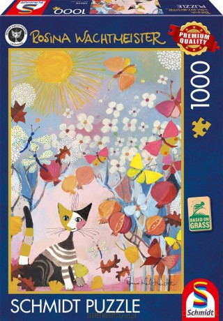 SCHMIDT 1000 el. Rosina Wachtmaister Kotek w paski [PUZZLE]