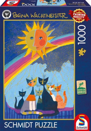 SCHMIDT 1000 el. Rosina Wachtmaister Koty słońce tęcza [PUZZLE]