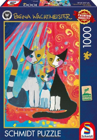 SCHMIDT 1000 el. Rosina Wachtmeister Szczęśliwa kocia [PUZZLE]