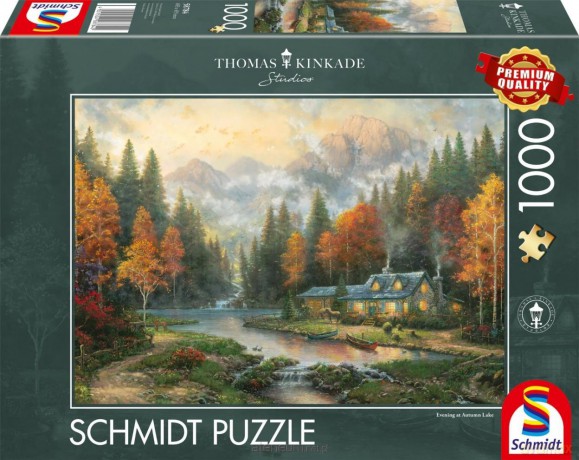 SCHMIDT 1000 el. Thomas Kinkade Jesienny wieczór [PUZZLE]
