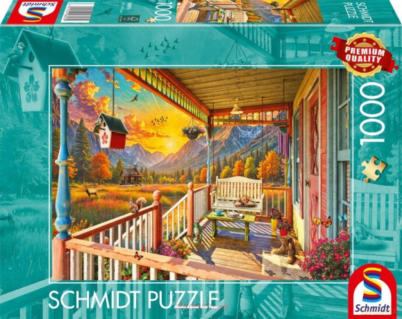SCHMIDT 1000 el. Weranda w górach [PUZZLE]