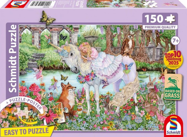 SCHMIDT 150 el. Księżniczka i jednorożec [PUZZLE]