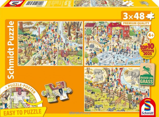 SCHMIDT 3x48 el. Wycieczka do zoo [PUZZLE]