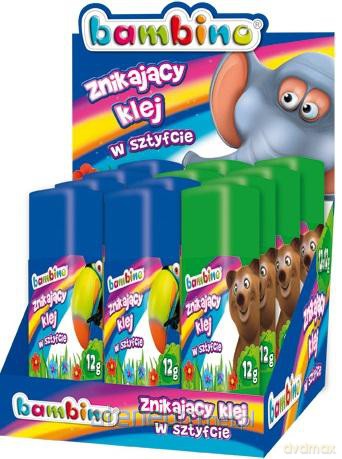 Klej w sztyfcie znikający 12g (12szt)