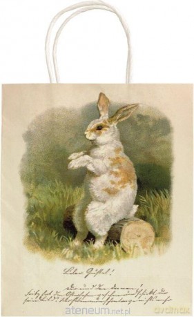 Torebka ozdobna A5 STBAG171 Wielkanoc Króliczek