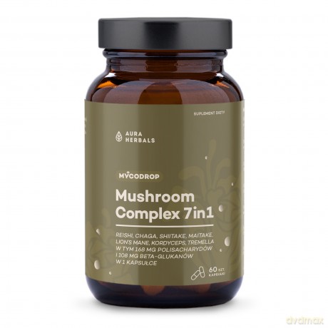 AURA Mycodrop Mushroom Complex 7w1, kapsułki 60szt