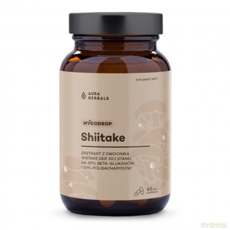 AURA Mycodrop Shiitake 30:1, kapsułki 60szt
