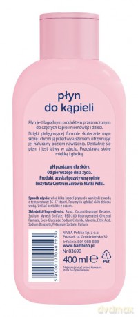 BAMBINO Hipoalergiczny płyn do kąpieli 400 ml
