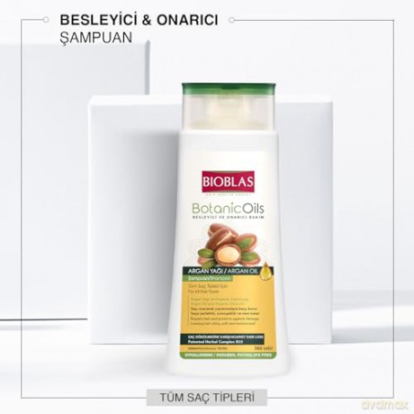 BIOBLAS Botanic Oils Szampon do włosów arganowy 360 ml