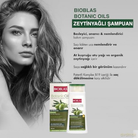BIOBLAS Botanic Oils Szampon do włosów z oliwą z oliwek 360 ml