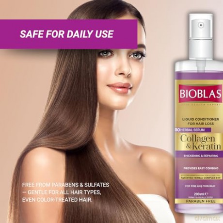 BIOBLAS Collagen&Keratin Odżywka do włosów w płynie 200 ml