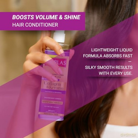 BIOBLAS Collagen&Keratin Odżywka do włosów w płynie 200 ml