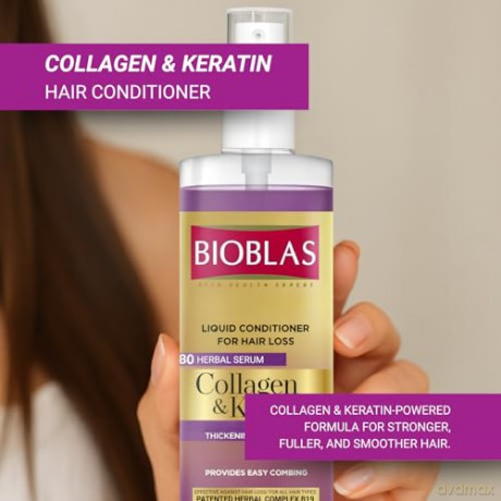 BIOBLAS Collagen&Keratin Odżywka do włosów w płynie 200 ml