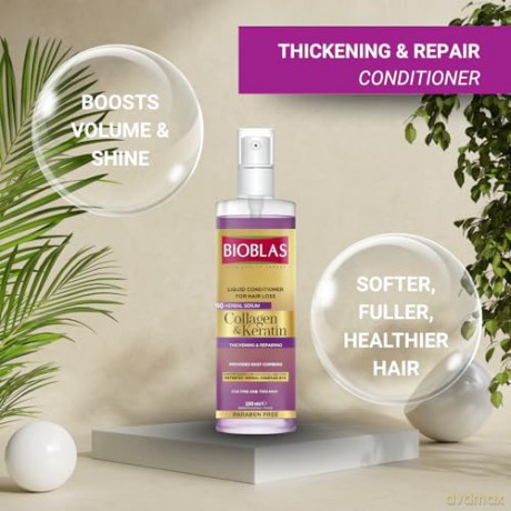 BIOBLAS Collagen&Keratin Odżywka do włosów w płynie 200 ml