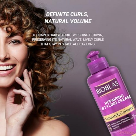 BIOBLAS Keratin&Collagen Krem do stylizacji włosów 250 ml