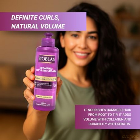 BIOBLAS Keratin&Collagen Krem do stylizacji włosów 250 ml