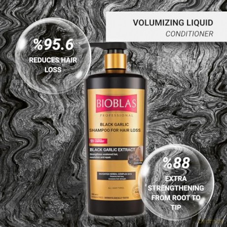 BIOBLAS Professional Szampon do włosów z czarnym czosnkiem 1000 ml