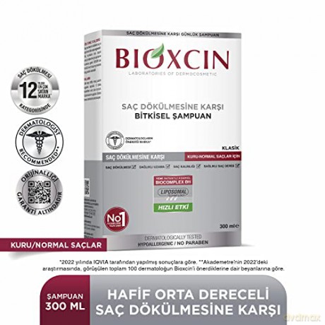 BIOXCIN Classic Szampon do włosów - ziołowy 300 ml