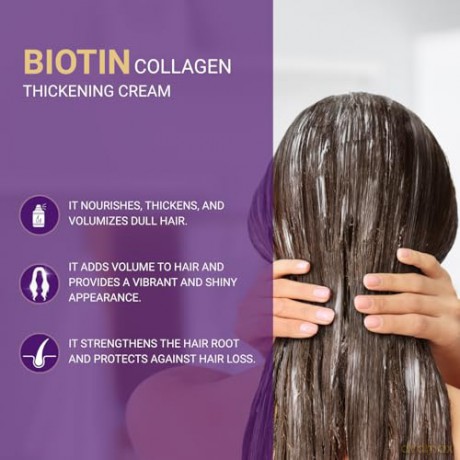 BIOXCIN Collagen&Biotin Odżywka w kremie do włosów dodająca objętości 250 ml
