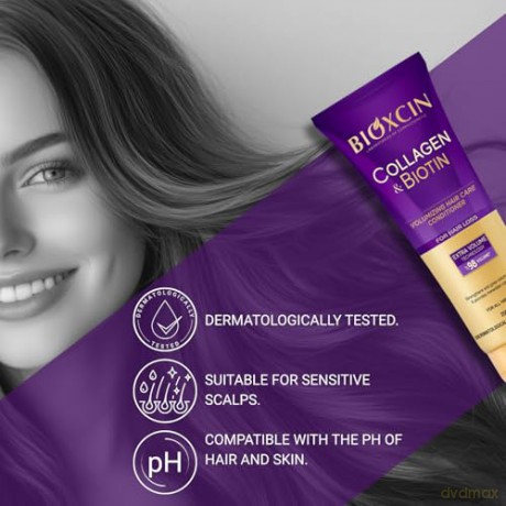 BIOXCIN Collagen&Biotin Odżywka w kremie do włosów dodająca objętości 250 ml