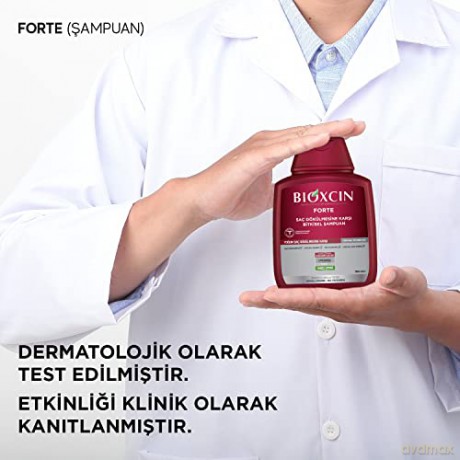 BIOXCIN Forte Zestaw szamponów do włosów ziołowych 3 x 300 ml