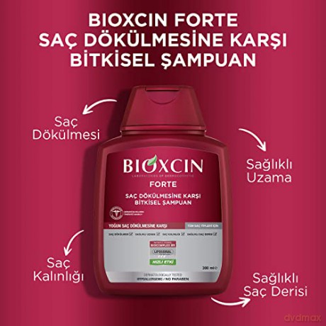 BIOXCIN Forte Zestaw szamponów do włosów ziołowych 3 x 300 ml