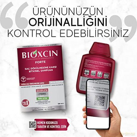 BIOXCIN Forte Zestaw szamponów do włosów ziołowych 3 x 300 ml