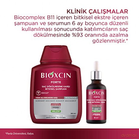 BIOXCIN Forte Zestaw szamponów do włosów ziołowych 3 x 300 ml
