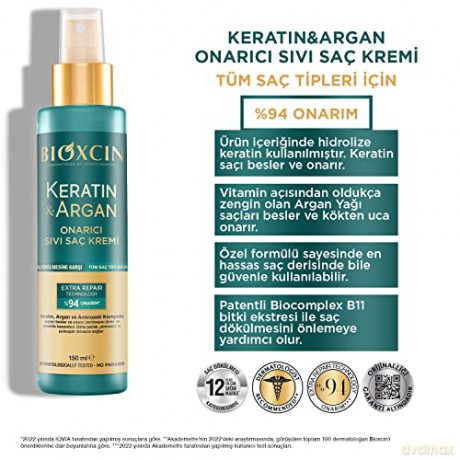BIOXCIN Keratin&Argan Odżywka do włosów regenerująca 150 ml