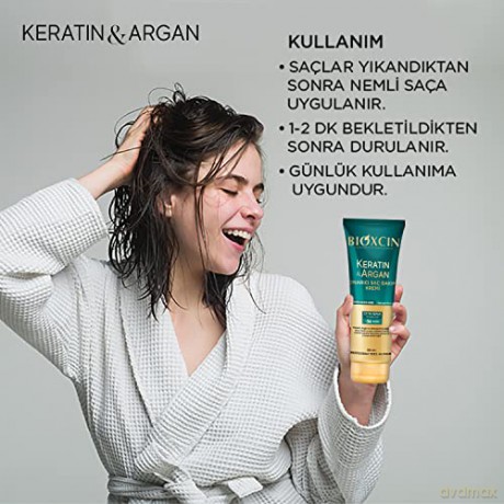 BIOXCIN Keratin&Argan Odżywka w kremie do włosów regenerująca 250 ml