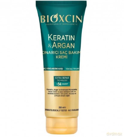 BIOXCIN Keratin&Argan Odżywka w kremie do włosów regenerująca 250 ml