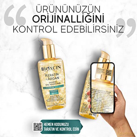 BIOXCIN Keratin&Argan Olejek do włosów regenerujący 150 ml