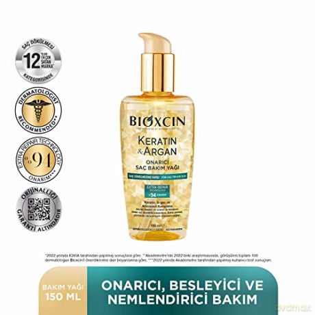 BIOXCIN Keratin&Argan Olejek do włosów regenerujący 150 ml