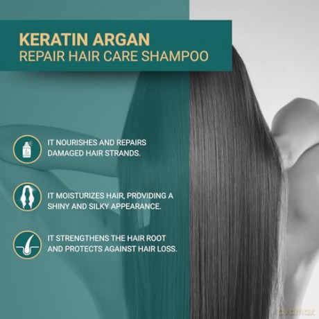 BIOXCIN Keratin&Argan Szampon do włosów regenerujący 300 ml