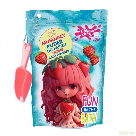 CHLAPU CHLAP PUDER d/kąp 150g Pianka malinowa&